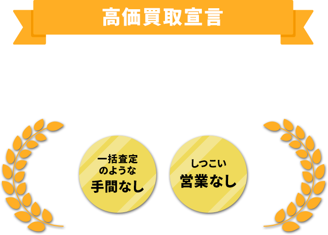 高価買取宣言！！専門店だからオプションや希少性を正しく査定金額に反映！手間なし、しつこい営業なし